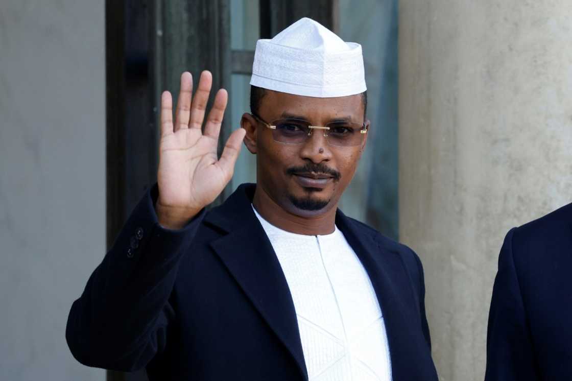 General Mahamat Idriss Deby, here seen in France in November, seized power last year after his father was killed during a military operation against rebels General Mahamat Idriss Deby, here seen in France in November, seized power last year after his father was killed during a military operation against rebels