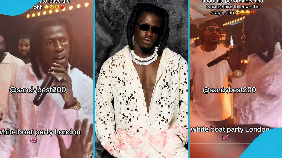 King Paluta, King Paluta's performance, King Paluta music event, London, King Paluta and female fan, Ghana music King Paluta, King Paluta's performance, King Paluta music event, London, King Paluta and female fan, Ghana music