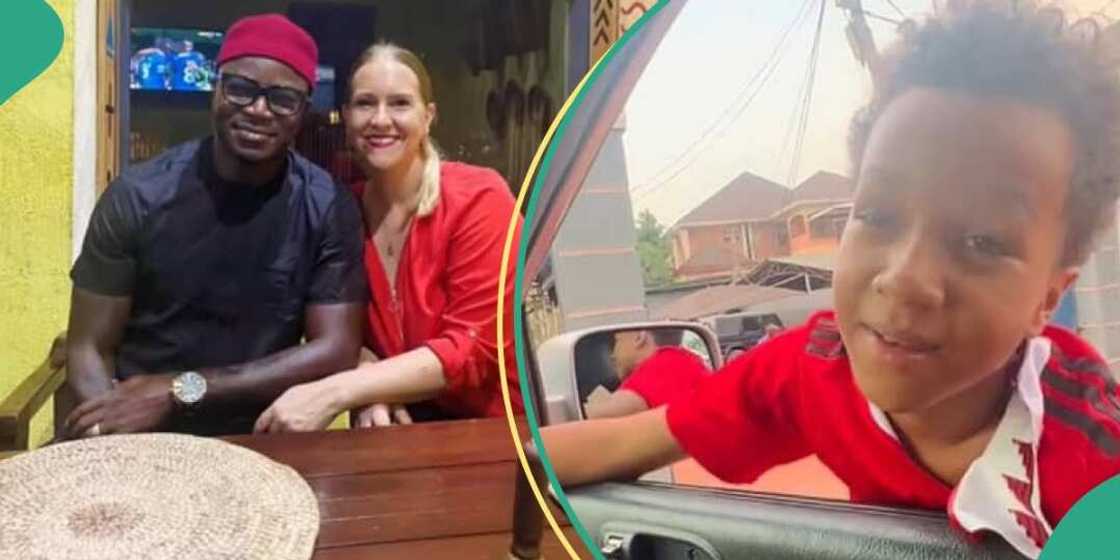 Couple living abroad brings so to Nigeria to learn Igbo Couple living abroad brings so to Nigeria to learn Igbo