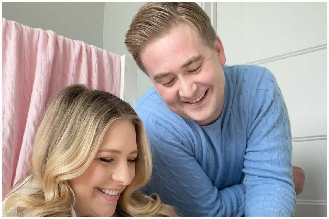 Peter Doocy's and Hillary Vaughn in hospital.