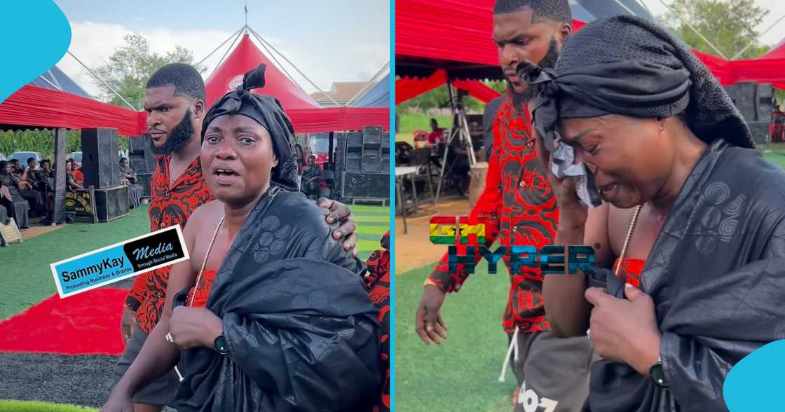 Maame Gold, Maame Gold father, Maame Gold's father's one week, Maame Gold loses father, Nana Adusei Sarkodie, Maame Gold online shop Maame Gold, Maame Gold father, Maame Gold's father's one week, Maame Gold loses father, Nana Adusei Sarkodie, Maame Gold online shop