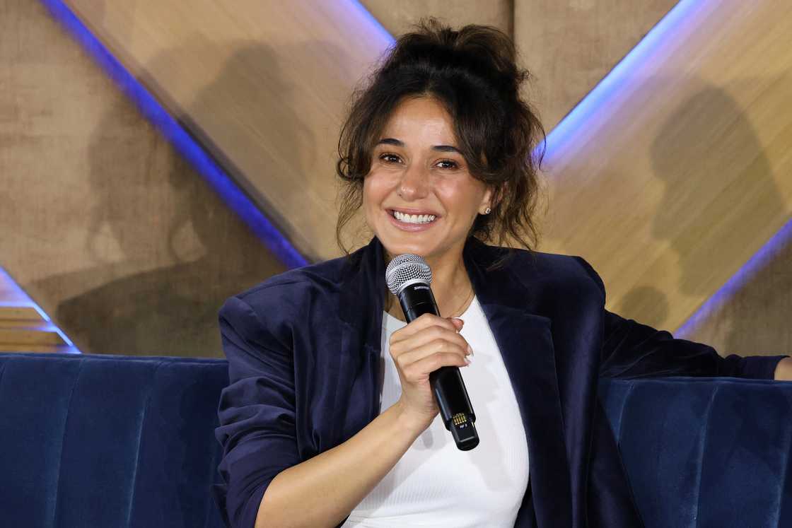 Emmanuelle Chriqui speaks onstage during the Environmental Media Association IMPACT Summit 2025 Day 1 Emmanuelle Chriqui speaks onstage during the Environmental Media Association IMPACT Summit 2025 Day 1