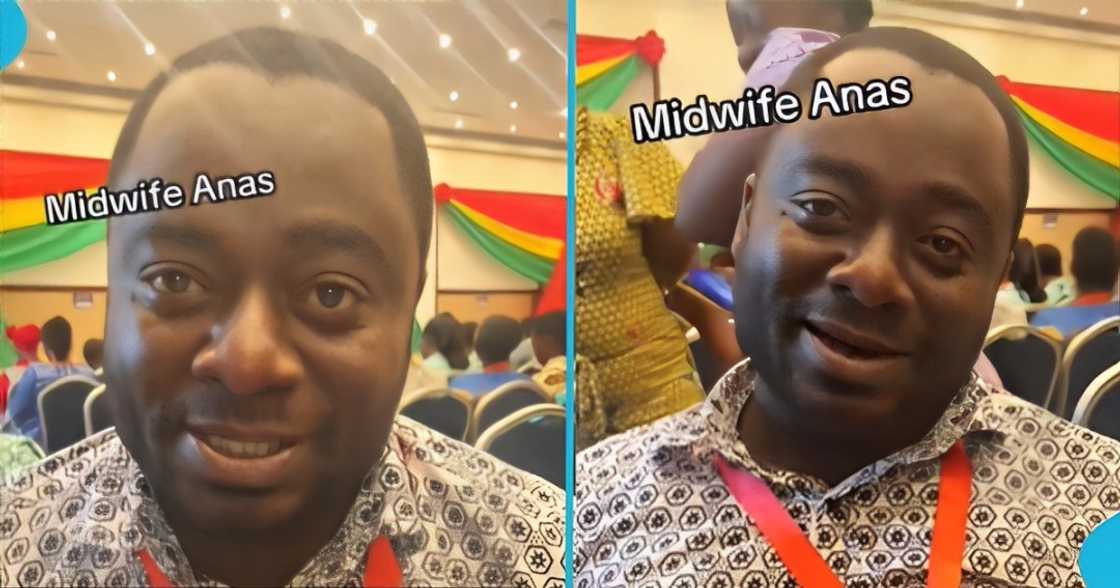 Frederick Paha, Ghanaian man, male midwife, Western North Region, Kojokrom CHPs Frederick Paha, Ghanaian man, male midwife, Western North Region, Kojokrom CHPs