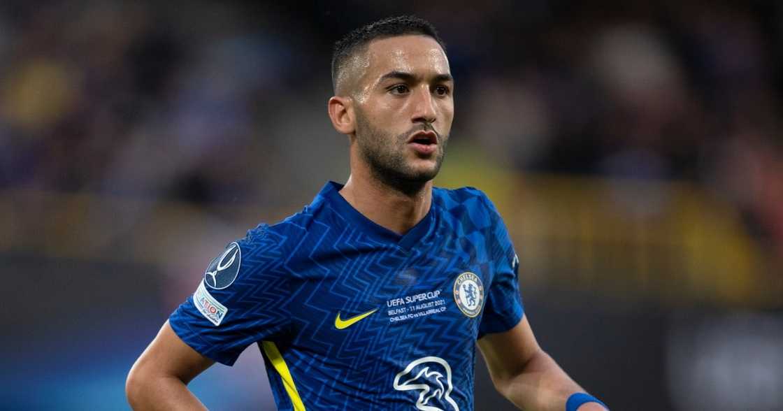 Chelsea winger Hakim Ziyech. Chelsea winger Hakim Ziyech.