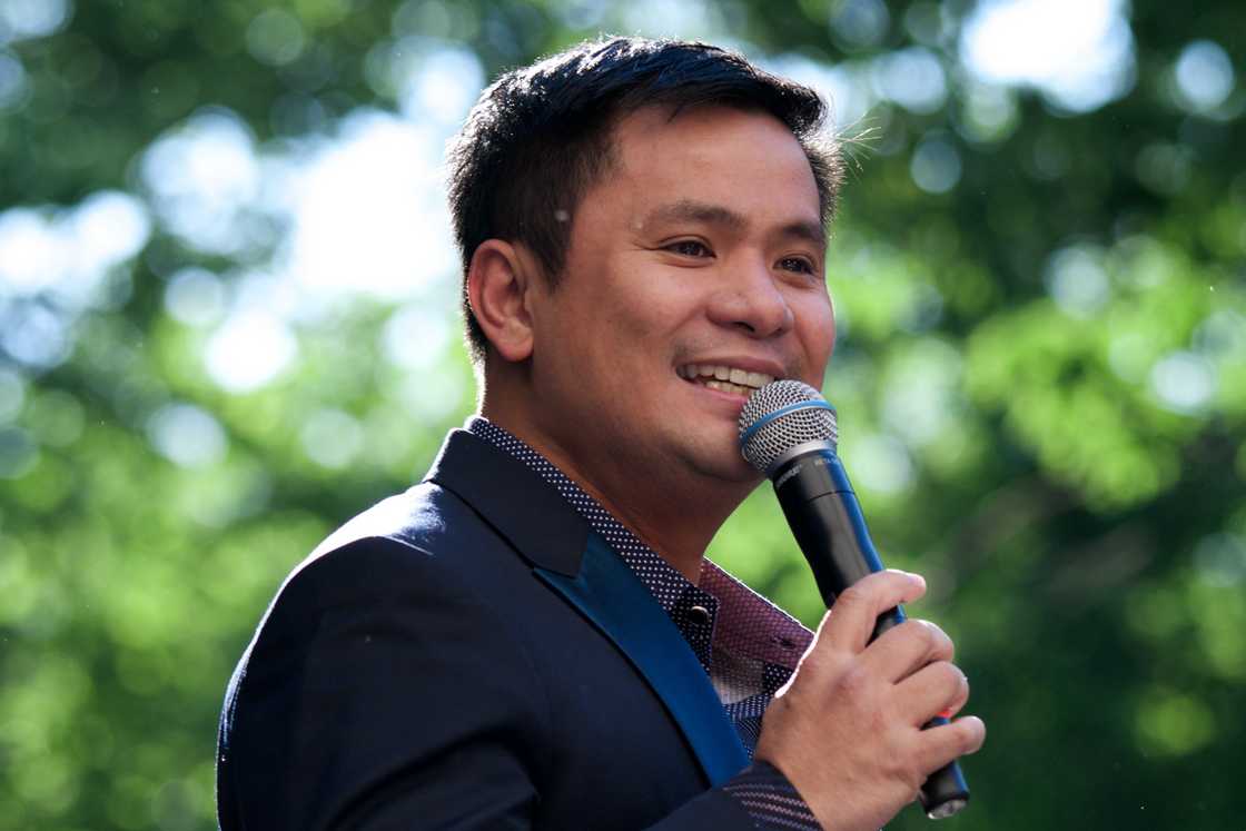 Filipino singer/composer Mr. Ogie Alcasid sings at the 116th anniversary celebration Filipino singer/composer Mr. Ogie Alcasid sings at the 116th anniversary celebration