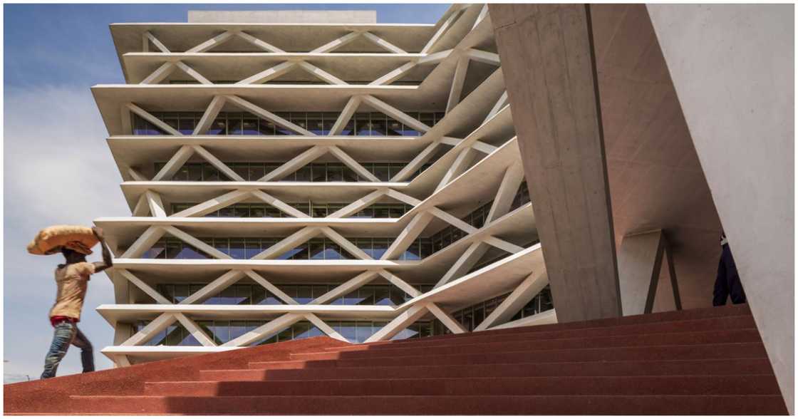 Another view of the building from the basement Another view of the building from the basement