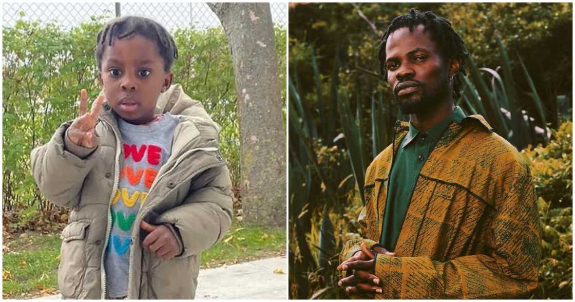 Fameye and his 3-year-old son Arvid Famiyeh Jnr Asuah Nyame Fameye and his 3-year-old son Arvid Famiyeh Jnr Asuah Nyame