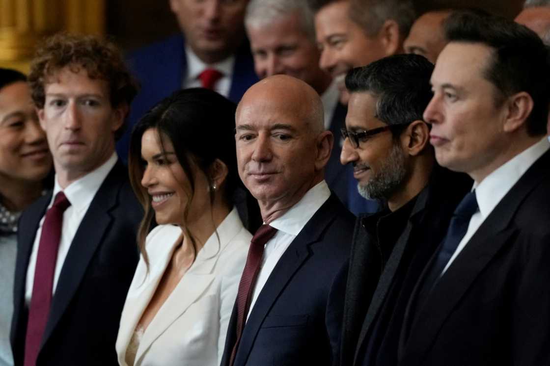 US President Donald Trump, whose January inauguration was attended by big tech CEOs, vowed to protect US firms from foreign governments' actions US President Donald Trump, whose January inauguration was attended by big tech CEOs, vowed to protect US firms from foreign governments' actions