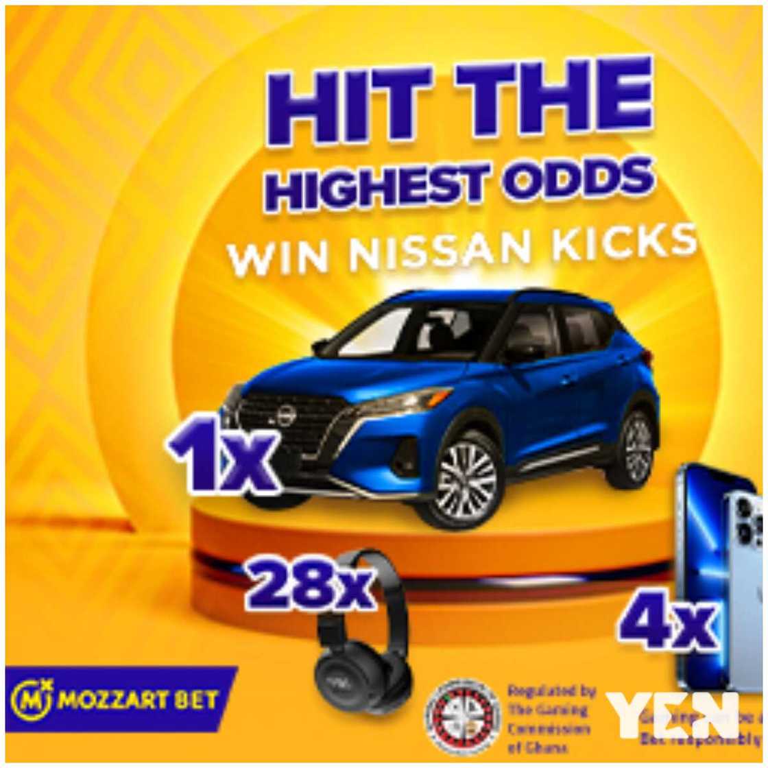 Have great fun and win the phenomenal Nissan Kicks at Mozzart Bet