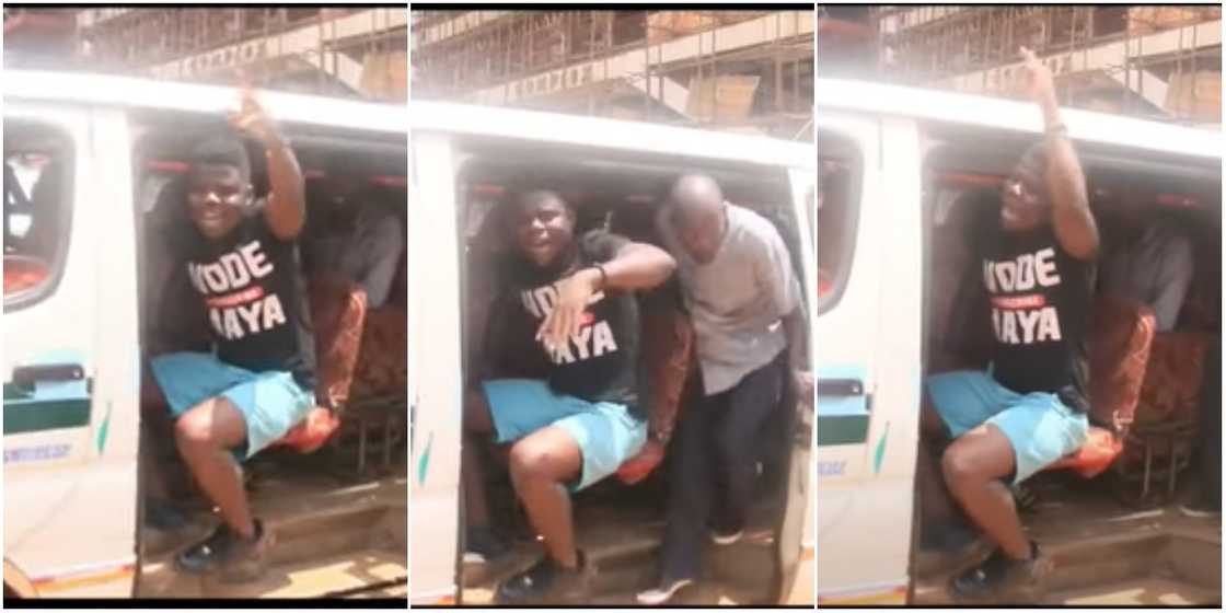 Wode Maya works as a mate in Kampala Wode Maya works as a mate in Kampala