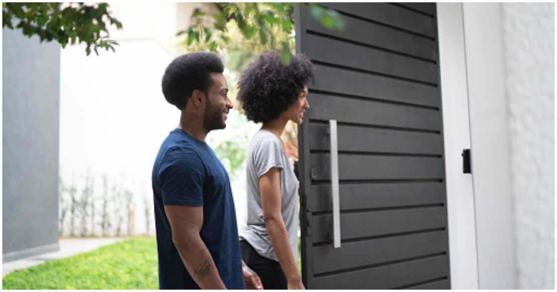 A couple going for a home inspection A couple going for a home inspection