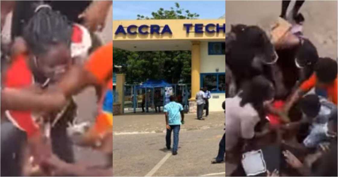 'Macho ladies' fight over 1 man in Rambo-style at ATU; one drags rival's hair in video 'Macho ladies' fight over 1 man in Rambo-style at ATU; one drags rival's hair in video