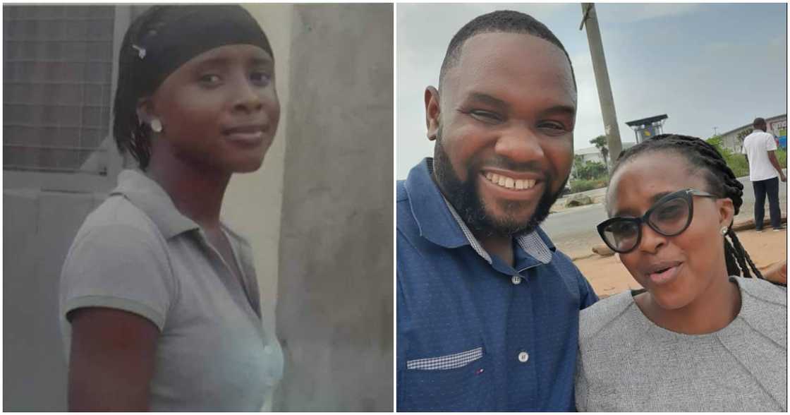 Ghanaian man reunites with his half-sister. Ghanaian man reunites with his half-sister.