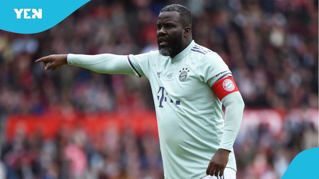Sammy Kuffour, Bayern Munich, Old Trafford, mansion, East Legon, Accra, Ghana football Sammy Kuffour, Bayern Munich, Old Trafford, mansion, East Legon, Accra, Ghana football