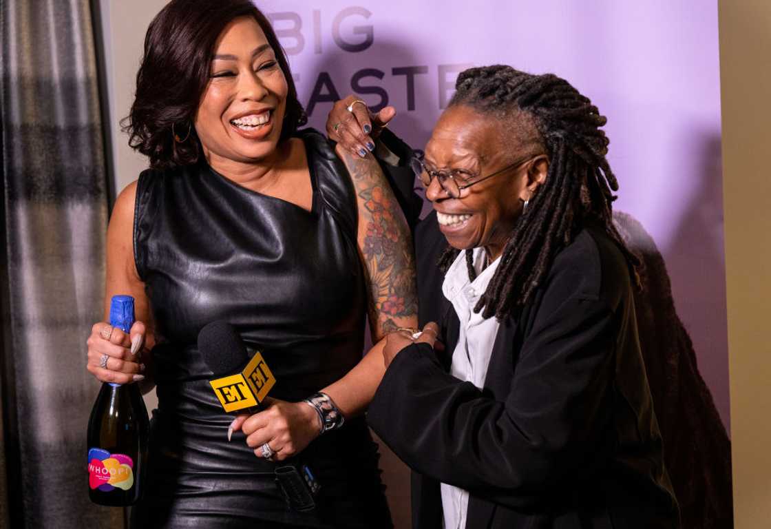 Whoopi Goldberg (R) and her daughter Alex Martin (l) participate in the Oscar season