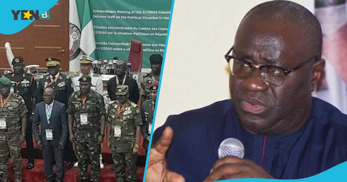 Professor Kwesi Aning has declared that the proposed ECOWAS military intervention in Niger will never happen. Professor Kwesi Aning has declared that the proposed ECOWAS military intervention in Niger will never happen.