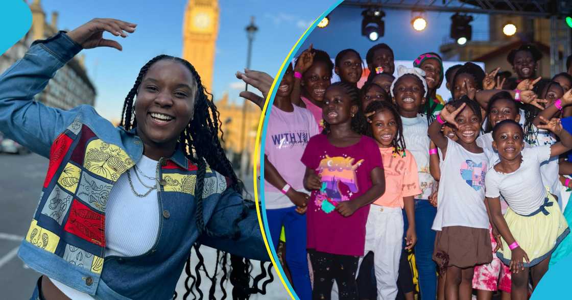 Afronita and her Afrostar Kids Academy dancers give fire dance moves after her arrival at KIA Afronita and her Afrostar Kids Academy dancers give fire dance moves after her arrival at KIA