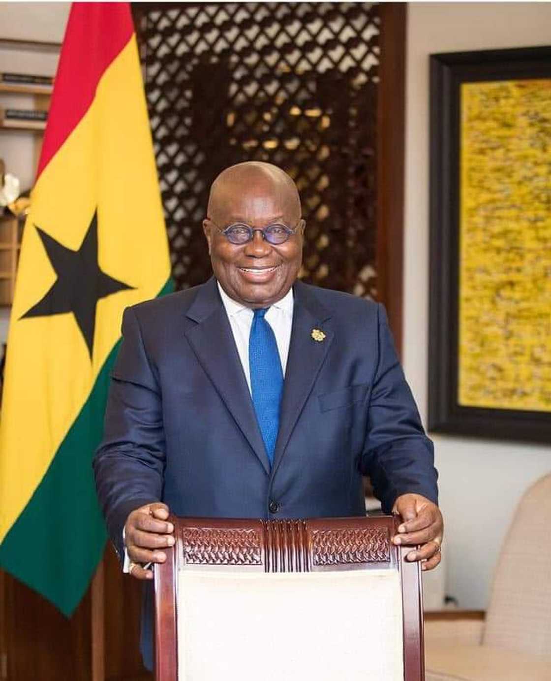 President Akufo-Addo sworn in, official photo released to commence his second term President Akufo-Addo sworn in, official photo released to commence his second term