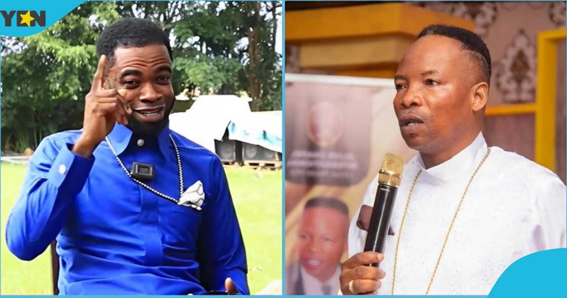A photo of Prophet Kusi and Bishop Elisha Salifu Amoako. A photo of Prophet Kusi and Bishop Elisha Salifu Amoako.
