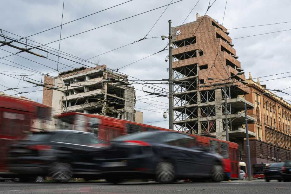 The site has remained unrestored since a NATO bombing campaign during the Kosovo war