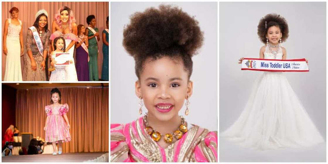 5-year-old Nigerian Girl Shines, Wins Miss Toddler USA 2021