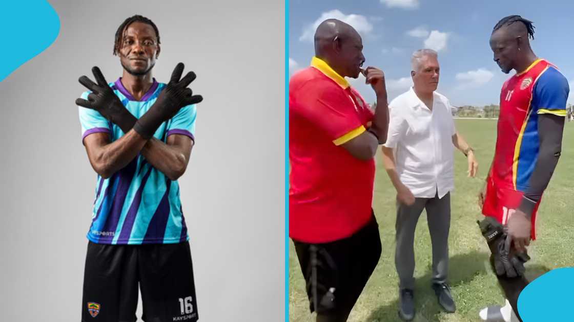 New Black Stars Goalkeeper's Coach Dan Gaspar Begins Work, Meets No.1 Benjamin Asare