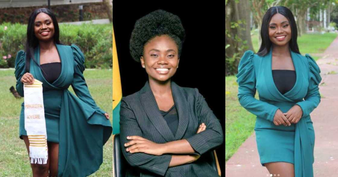 Maureen Kyere: The Ghanaian lady who earned 1st-class in law from Legon after overcoming challenges Maureen Kyere: The Ghanaian lady who earned 1st-class in law from Legon after overcoming challenges