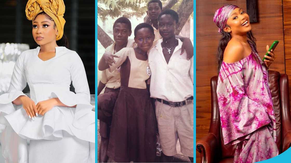 Akuapem Poloo, JHS photo, Throwback photo, Ghana movies, Ghana celebrities