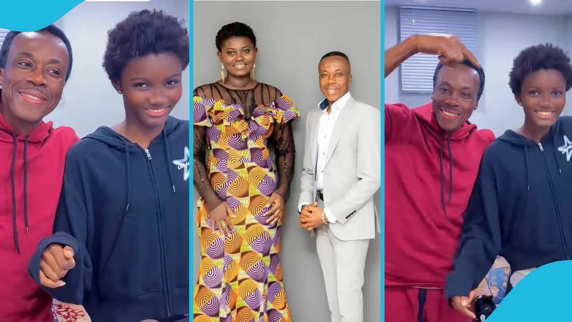 Afua Asantewaa, Kofi Owusu Aduonum, Afia Etruwaa, TikTok live, separation drama, viral video, father-daughter reunion Afua Asantewaa, Kofi Owusu Aduonum, Afia Etruwaa, TikTok live, separation drama, viral video, father-daughter reunion