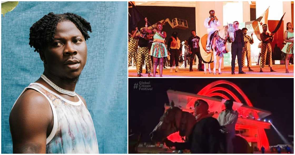 Stonebwoy at Global Citizen Festival 2022 Stonebwoy at Global Citizen Festival 2022