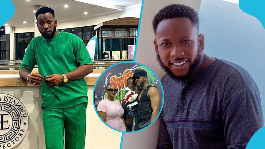 Aaron Adatsi, Aaron Adasti and Eyram, Aaron Adatsi's son, Aaron Adatsi's movie premiere, Aaron Adatsi and baby mama, YOLO actor Aaron Adatsi, Aaron Adasti and Eyram, Aaron Adatsi's son, Aaron Adatsi's movie premiere, Aaron Adatsi and baby mama, YOLO actor