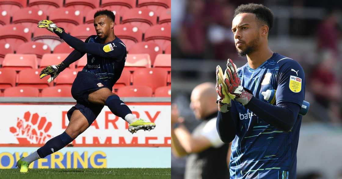 Jojo Wollacot in action for Swindon Town FC. SOURCE: Instagram/ @jo_wollacott Jojo Wollacot in action for Swindon Town FC. SOURCE: Instagram/ @jo_wollacott