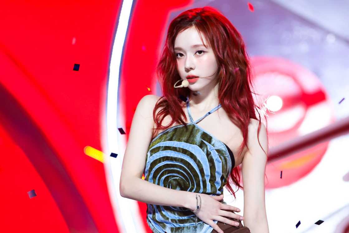 Winter of Aespa on stage Winter of Aespa on stage