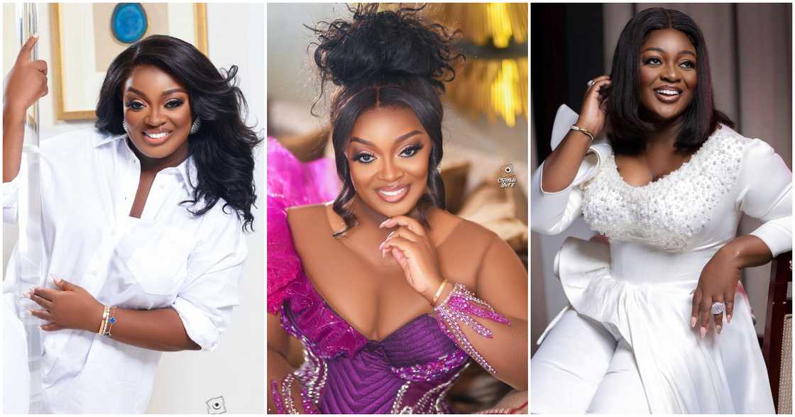 Ghanaian Actress Jackie Appiah Looks Ravishing In Cleavage-Baring And Thigh-High Gown Ghanaian Actress Jackie Appiah Looks Ravishing In Cleavage-Baring And Thigh-High Gown