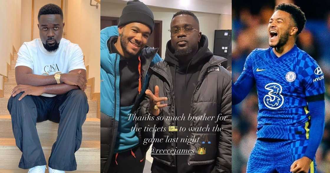 Sarkodie and Reece James Sarkodie and Reece James