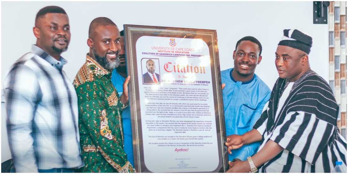 NAPO honoured by Cape Coast Uni SRC NAPO honoured by Cape Coast Uni SRC