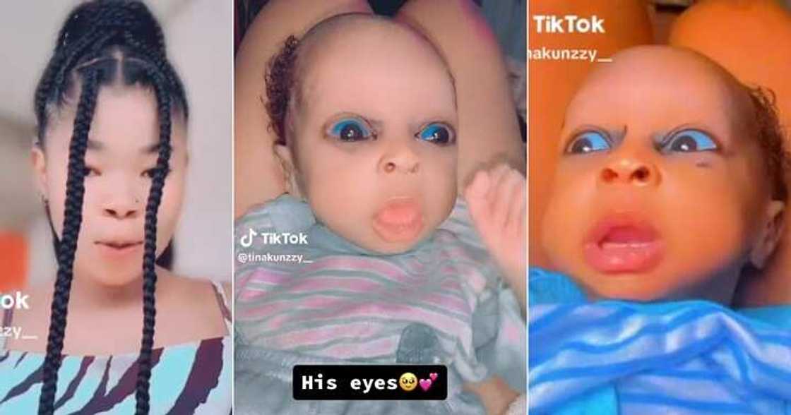 Nigerian mum shows off twin babies