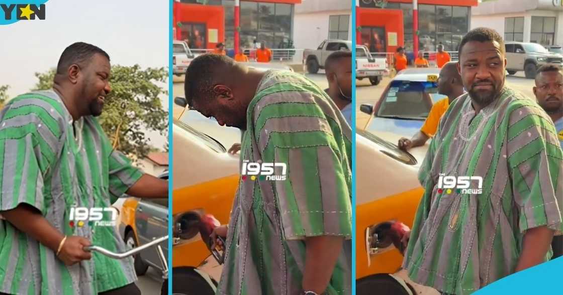 John Dumelo, MP, Ayawaso West Wuogon, free fuel, Haatso, taxi drivers John Dumelo, MP, Ayawaso West Wuogon, free fuel, Haatso, taxi drivers