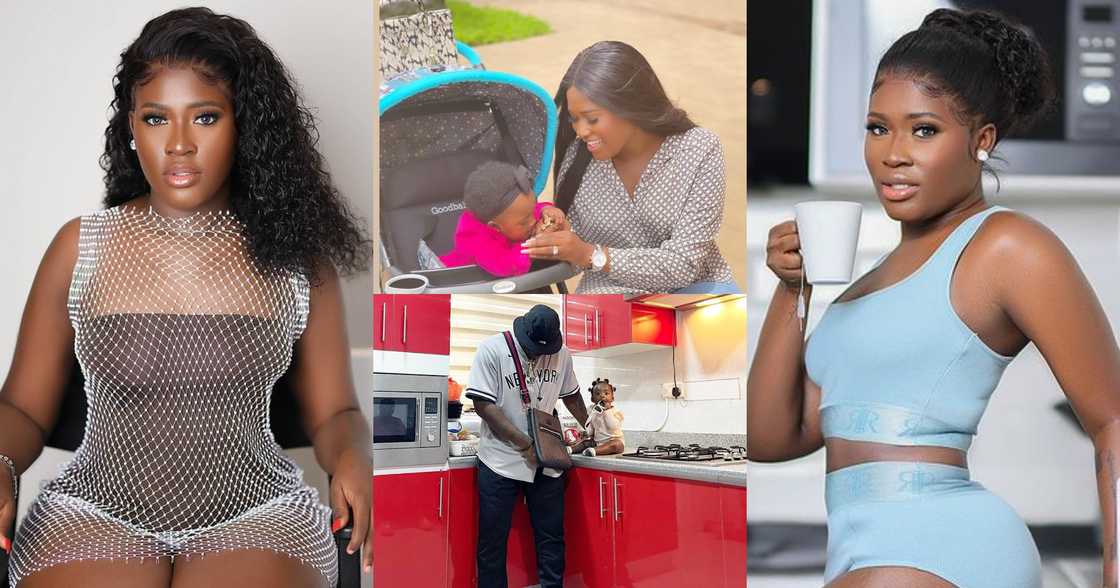 Island Frimpong: Latest Video Of Fella Makafui And Medikal's Daughter Stirs Debate Over Who She Looks Like