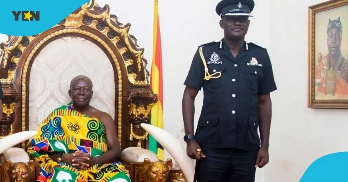 The Asantehene, Otumfuo Osei II, DCOP Arthur Osei, ghana, emmanuel teye cudjoe, regional minister