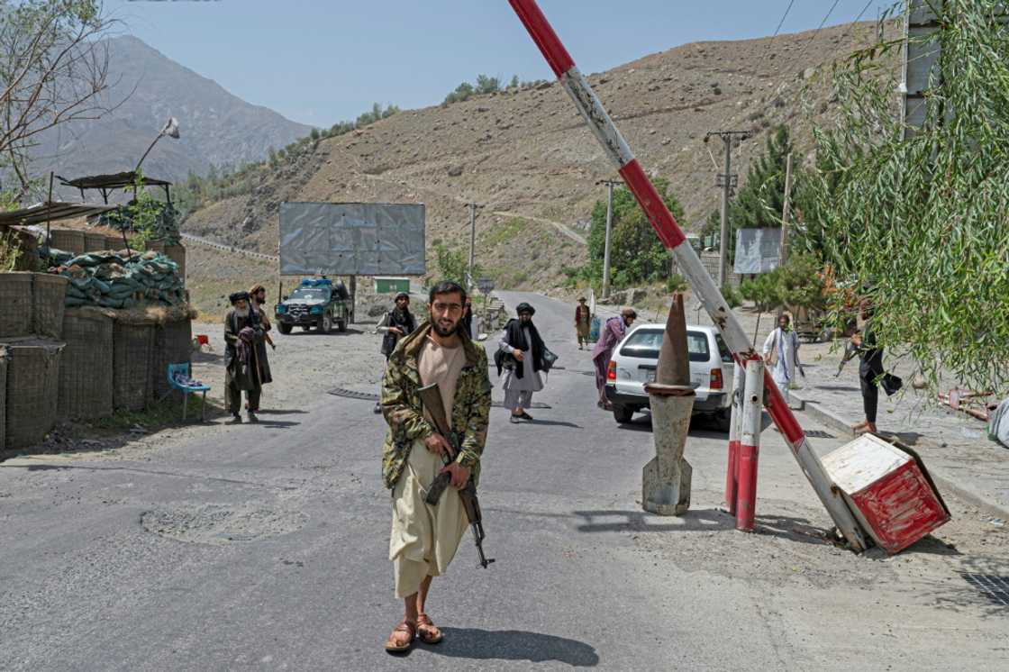 Taliban forces now firmly control the main road that cuts through the Panjshir valley, with checkpoints everywhere Taliban forces now firmly control the main road that cuts through the Panjshir valley, with checkpoints everywhere