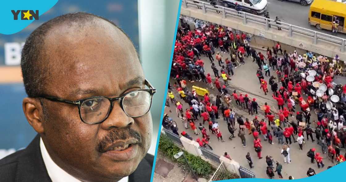 OccupyBoG: Bank Of Ghana Governor Ernest Addison Compares Protesting NDC MPs To Hooligans