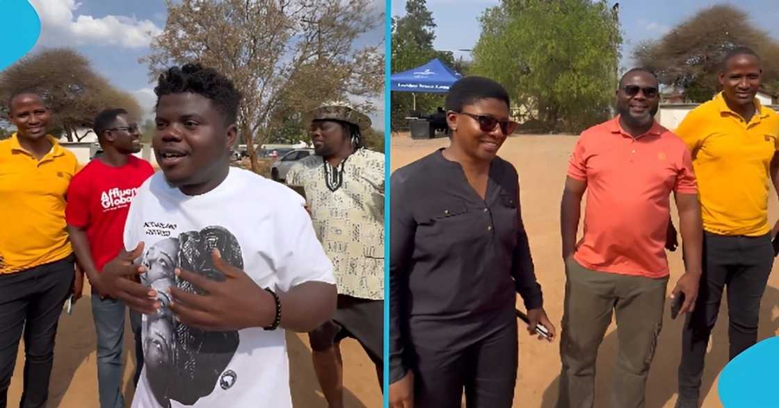 Wode Maya, a popular YouTuber, the Ghanaian community, Botswana, interact Wode Maya, a popular YouTuber, the Ghanaian community, Botswana, interact