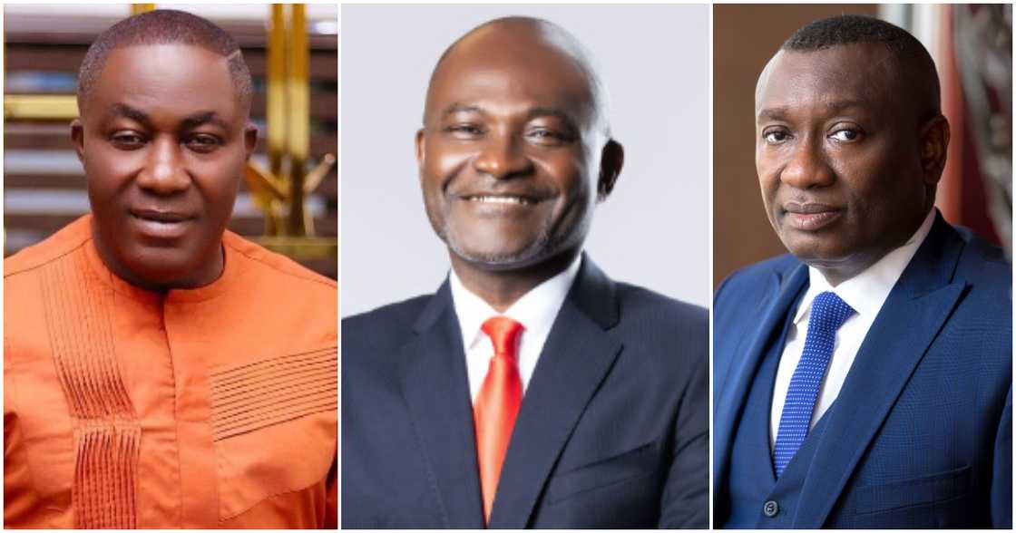 Photos of Osei Kwame Despite, Ken Agyapong, and Ernest Ofori Sarpong. Photos of Osei Kwame Despite, Ken Agyapong, and Ernest Ofori Sarpong.