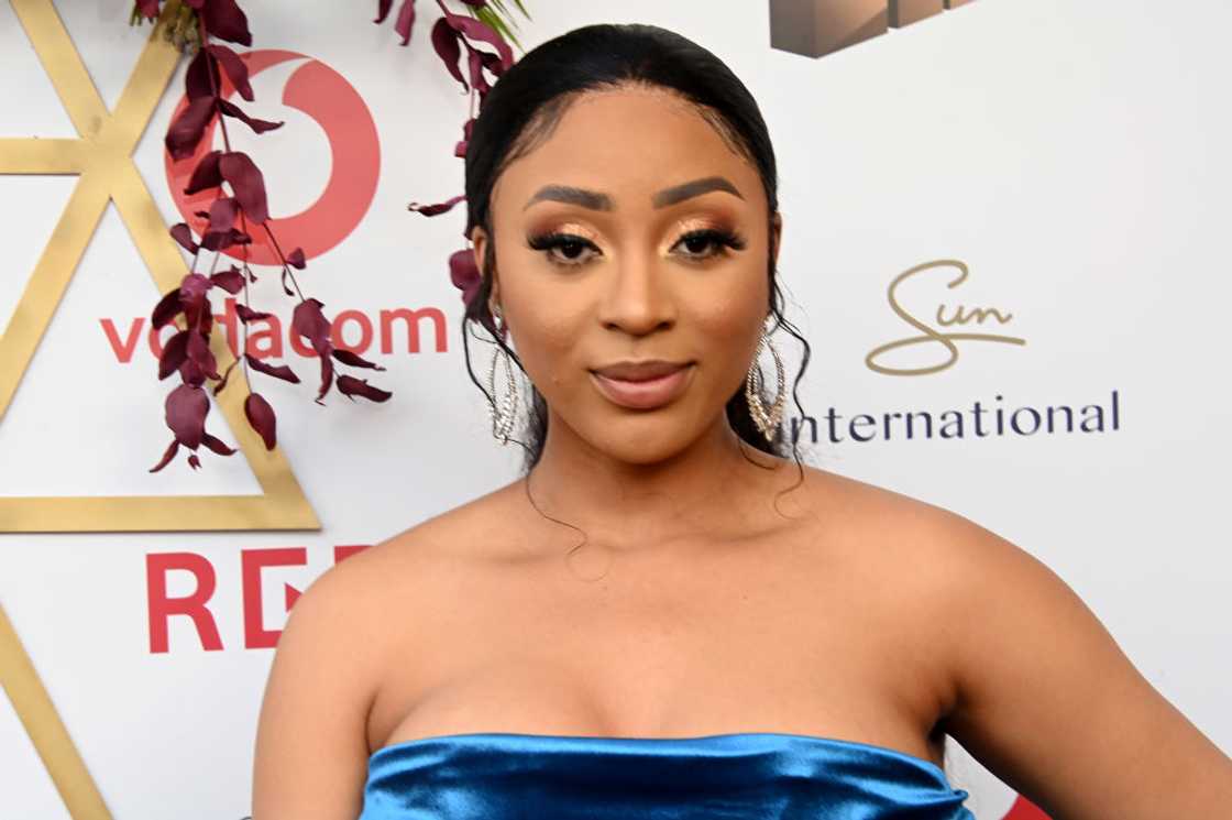 Nadia Naki at the Miss South Africa Finale Nadia Naki at the Miss South Africa Finale