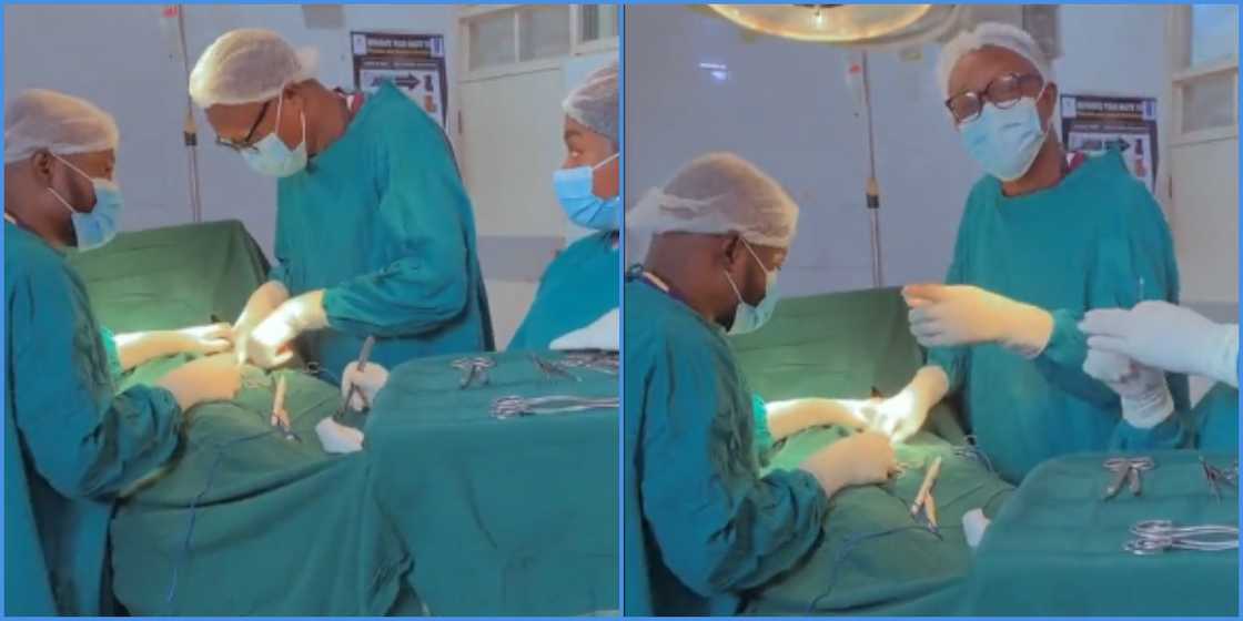 Photo of surgical team