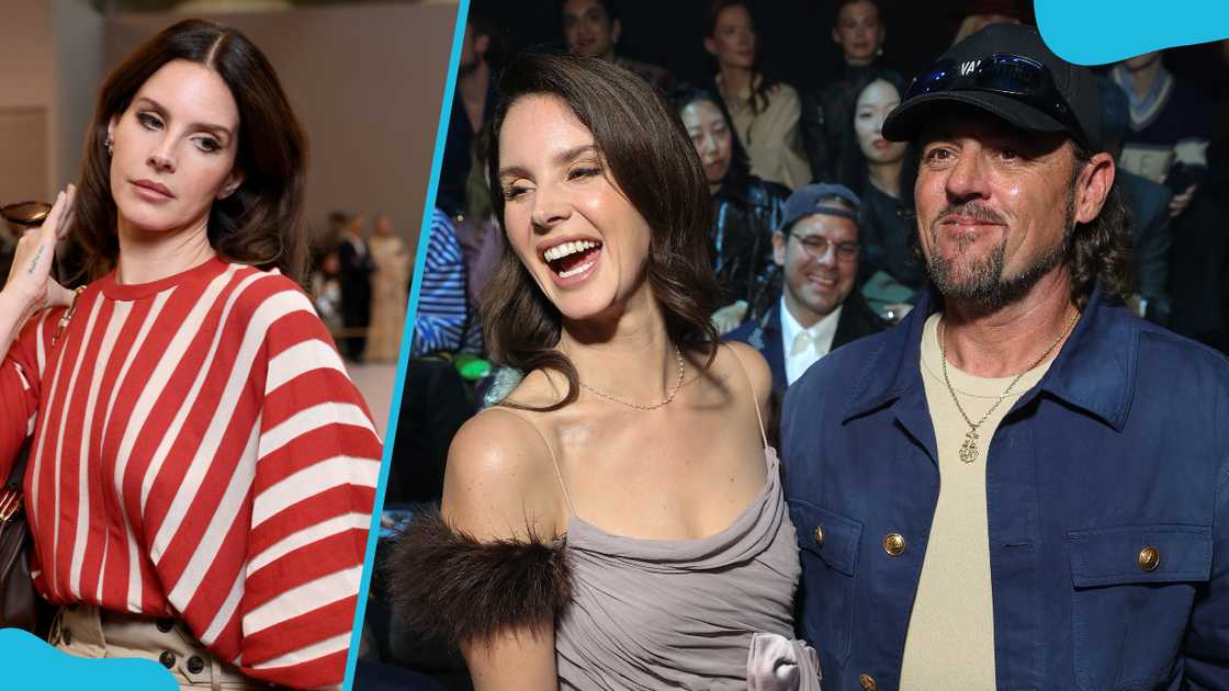 Lana Del Rey at the Zimmermann show and with Jeremy Dufrene at the Valentino show. Lana Del Rey at the Zimmermann show and with Jeremy Dufrene at the Valentino show.