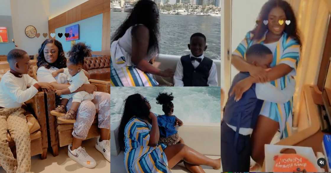 Tracey Boakye: Kumawood Actress Flies To Dubai To Celebrate Son's Birthday Tracey Boakye: Kumawood Actress Flies To Dubai To Celebrate Son's Birthday