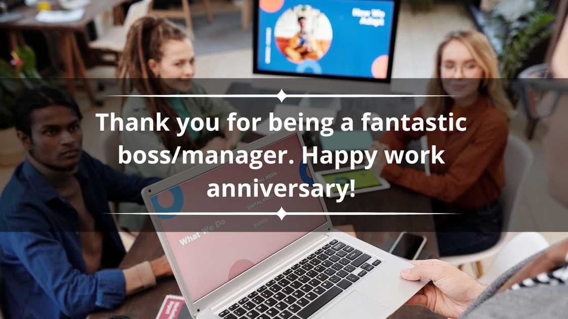 work anniversary messages