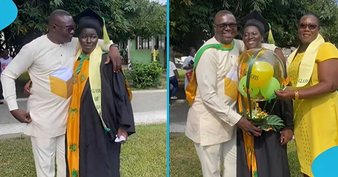 Ghanaian, proud father, celebrates daughter, senior high school, graduating